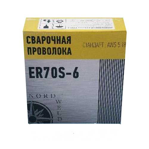 Сварочная проволока ER-70S-6 омедненная (диаметр 0,8 мм), NORDWELD